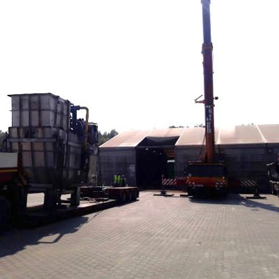 relokacja pieca topialnego z odlewnii str.główna